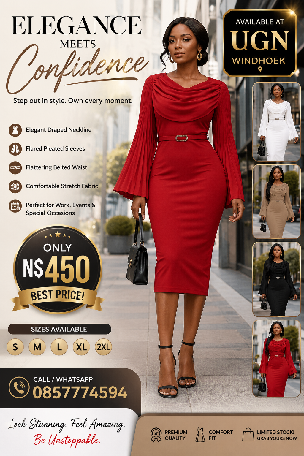 Luxury Midi Dress
