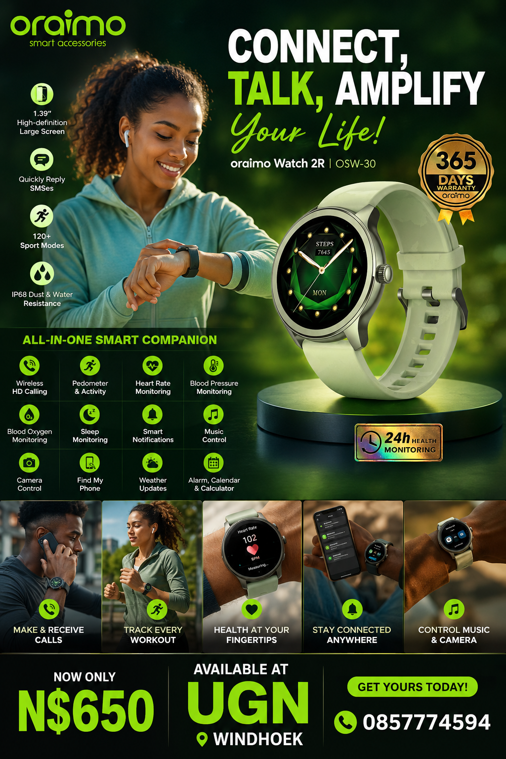 Oraimo Watch 2R
