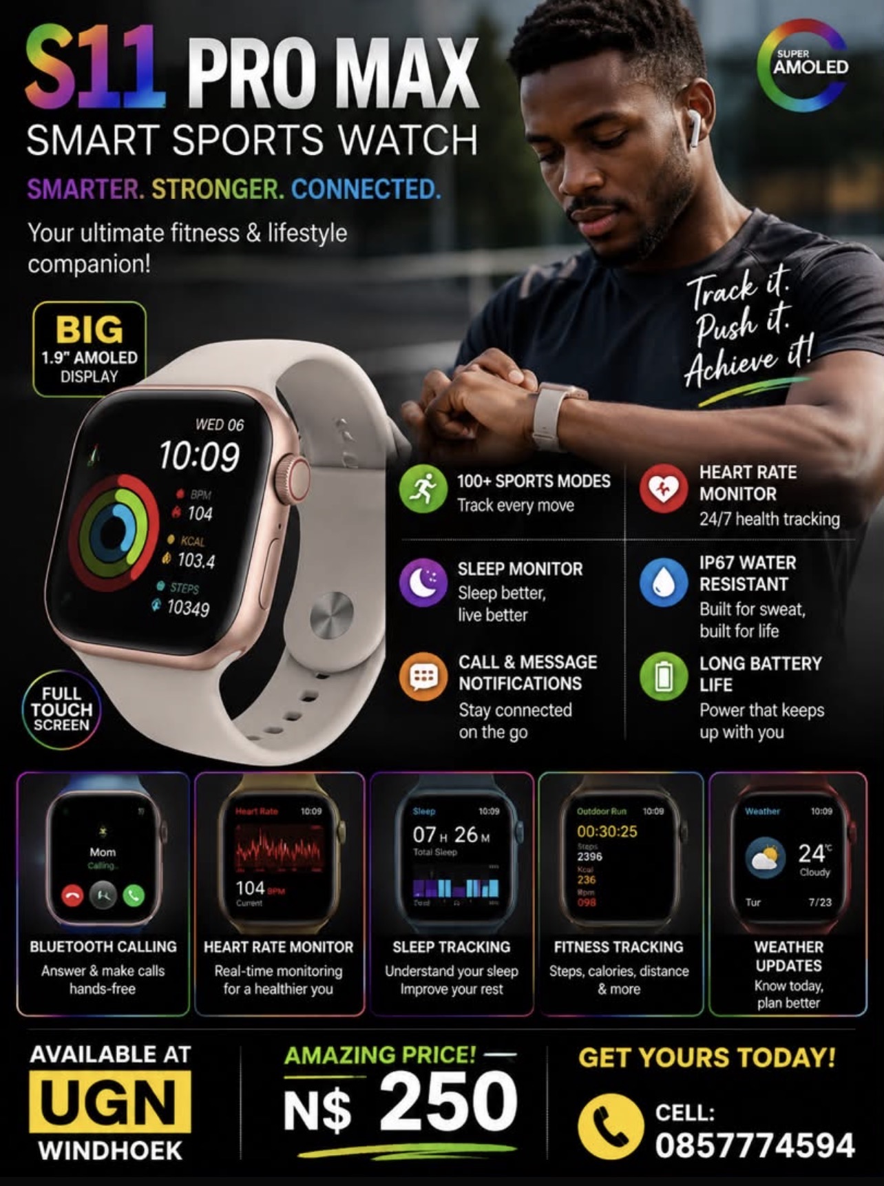 S11 Pro Max Smart Sports Watch!